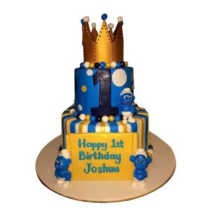 Smurfs Cake