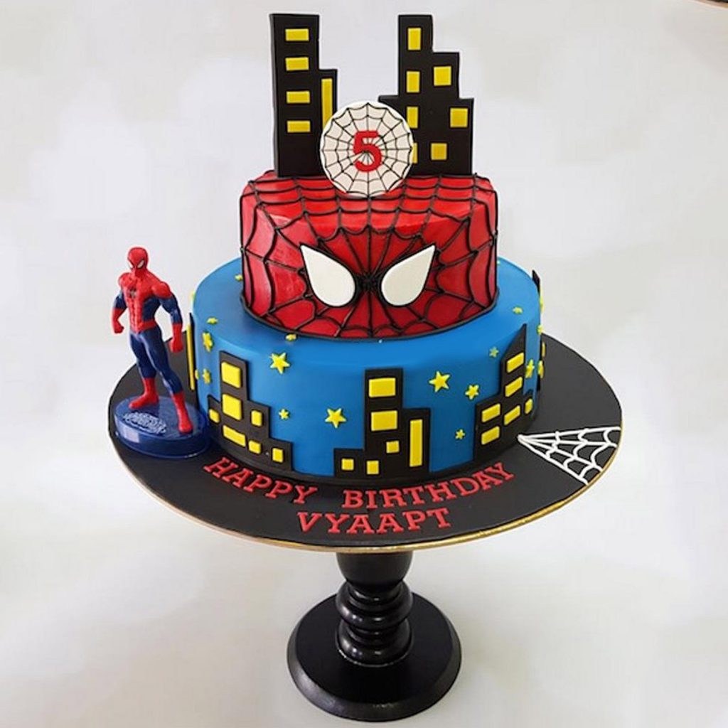 spiderman cake