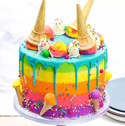 Rainbow cake