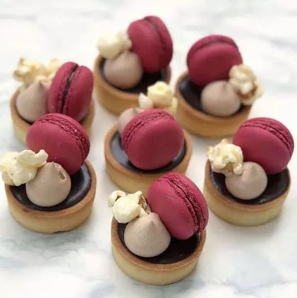 Chocolate Macaroon Mini-Tarts