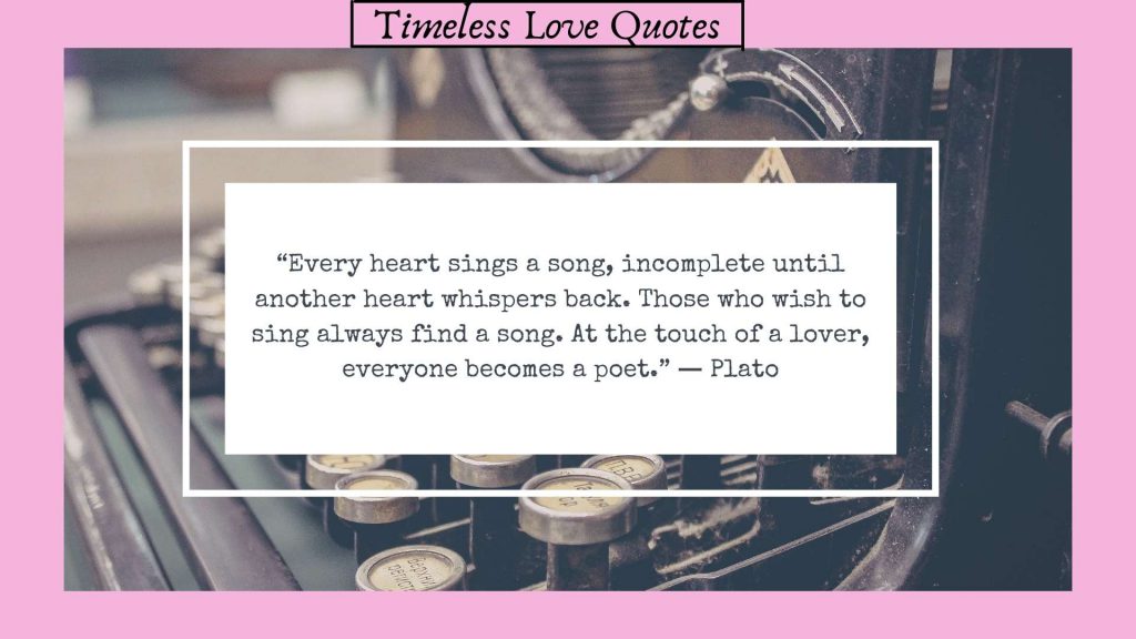 Timeless love quotes