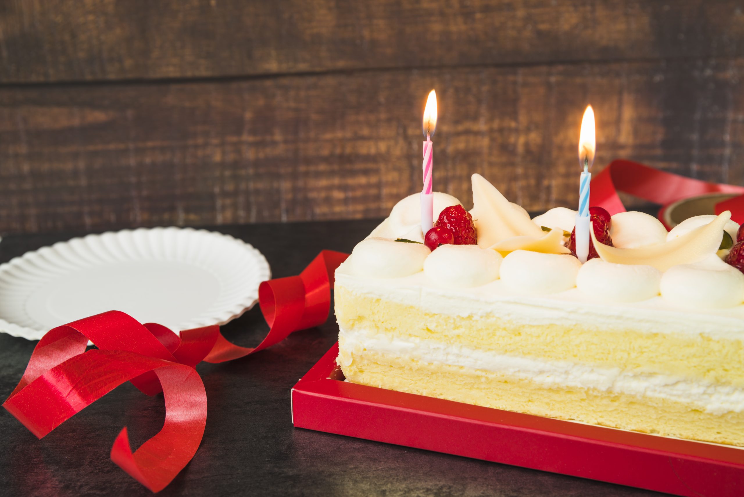 Candle on cake