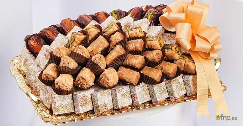 Different types of Desserts in a basket that you can enjoy after dinner or lunch meal