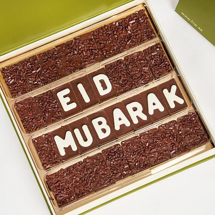 customized eid chocolate box
