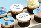 Father's Day Cake and cupcakes