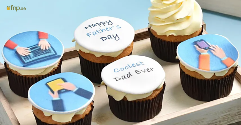 Father's Day Cake and cupcakes