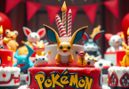 Grand Pokemon Character cake with complementary Decoration for Bday