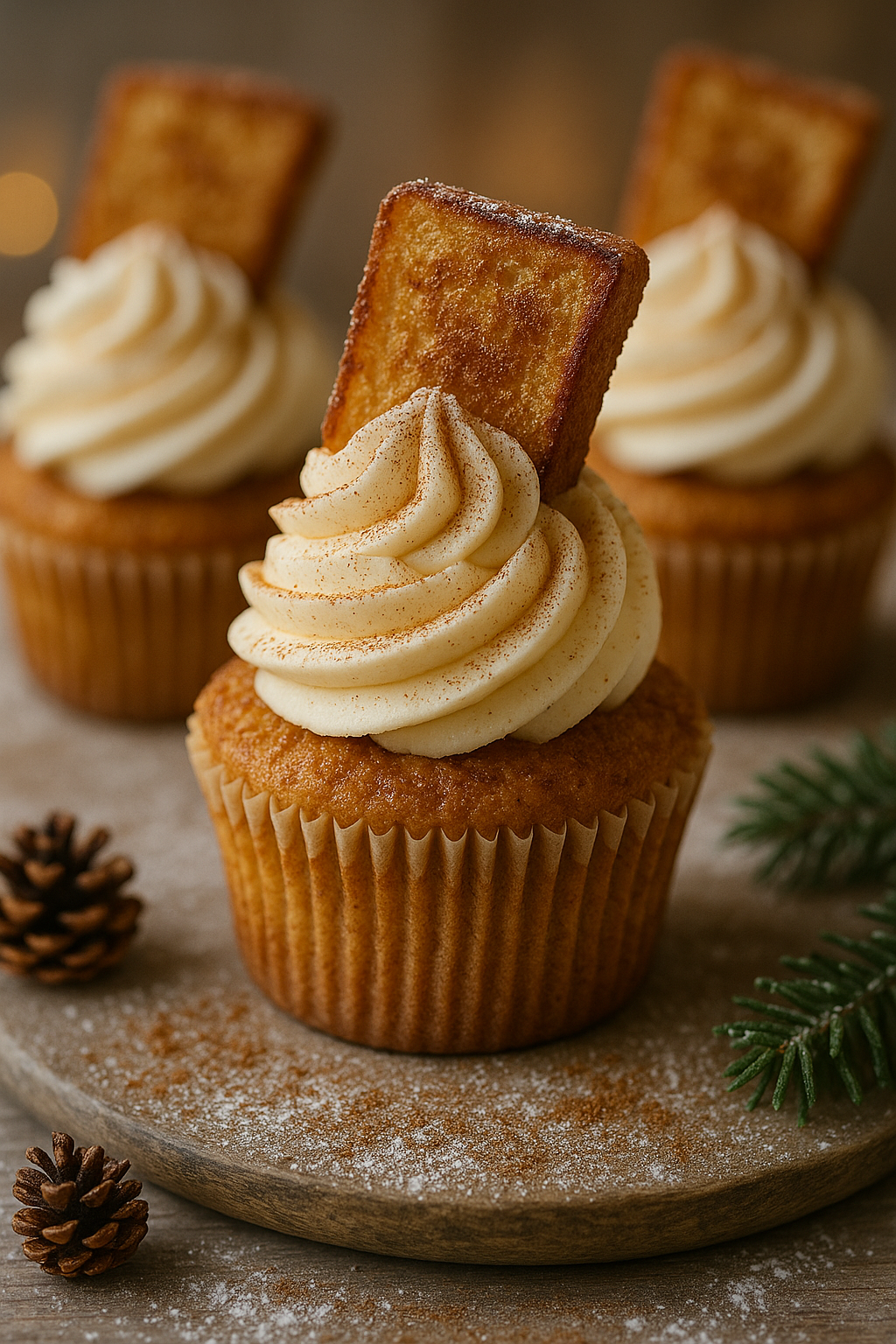 A brown Cupcake French Toast