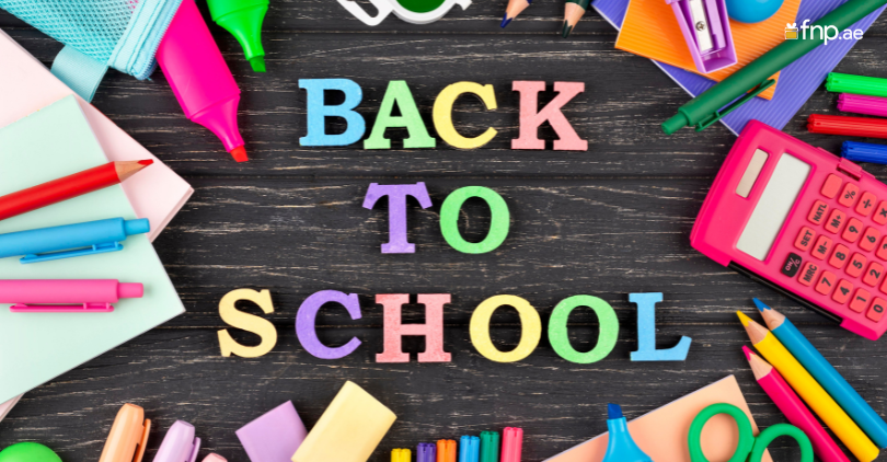 Back to school gifts on table