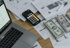 Budgeting Task on Laptop and mobile device