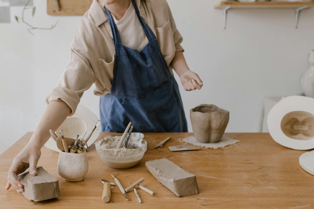 Clay pottery workshop