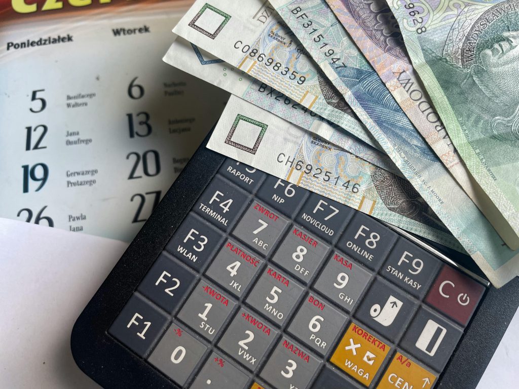 Money and calculator