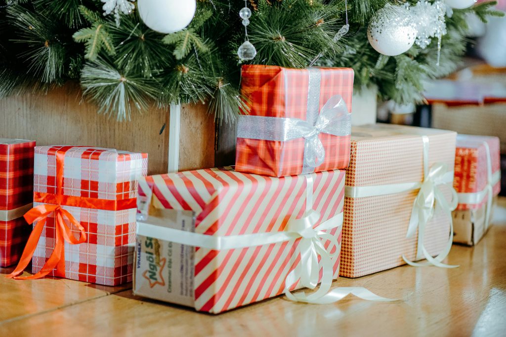 Box of Gifts on Table