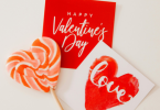 Valentine's Day Banner with candy