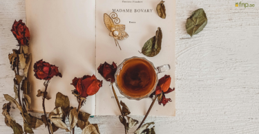Preserved Roses kept on inside opened book