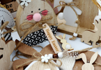 Easter bunny Cutouts made with cardboards