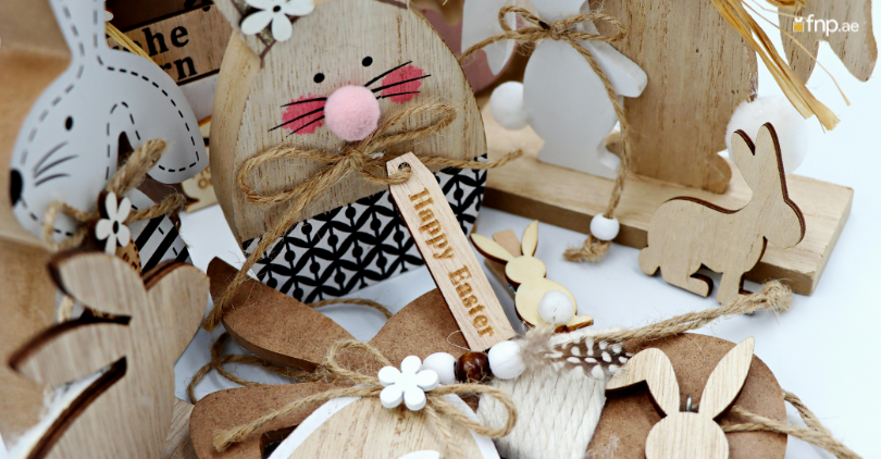 Easter bunny Cutouts made with cardboards