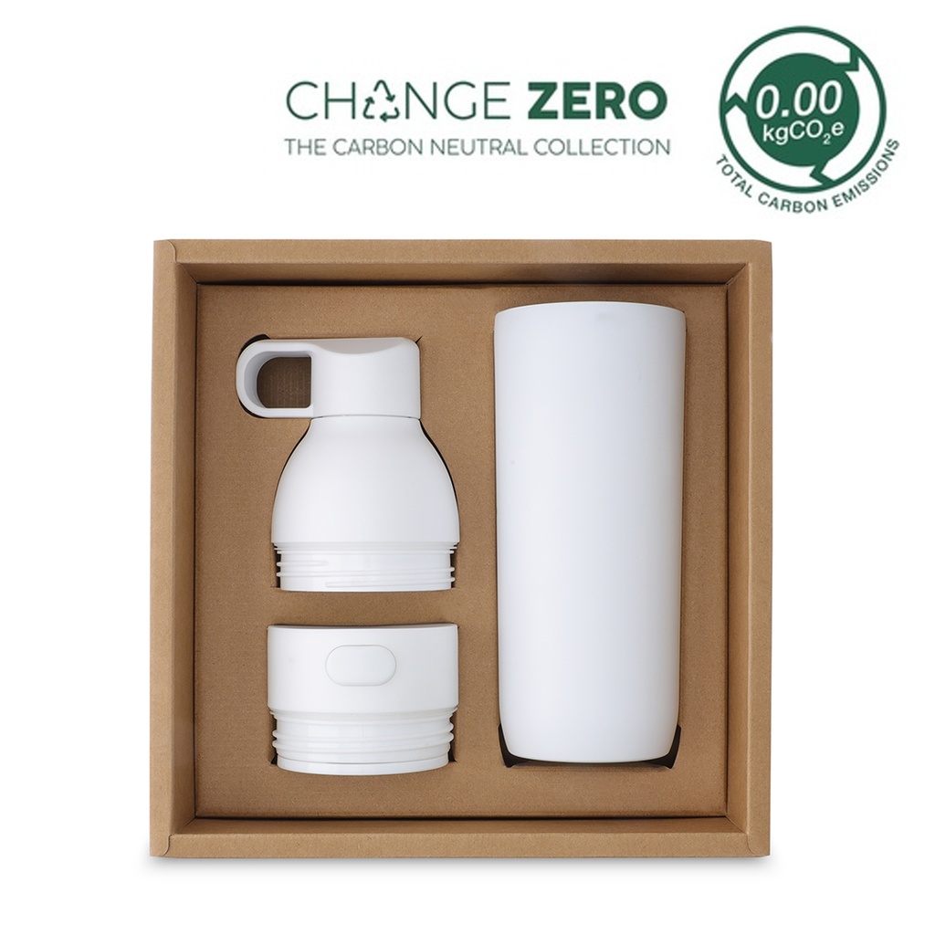 2-in-1 Modular Hydration Gift Set - White