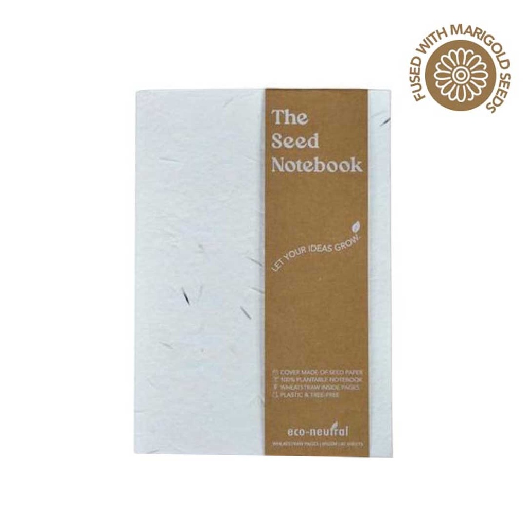 A5 Hard Cover Handmade Seed Paper Notebook