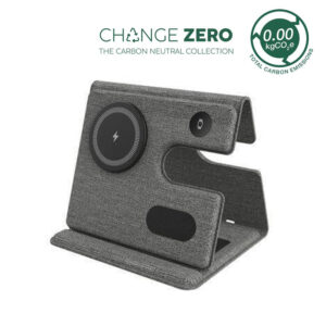 Recycled 3-in-1 Wireless Charger Station - Grey