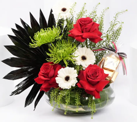 UAE Flag Pride Flowers and Chocolates