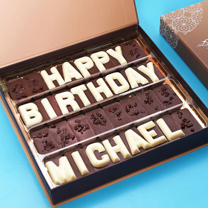 Customized Birthday Chocolate