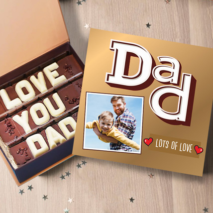 Love You Dad Personalised Chocolate Box
