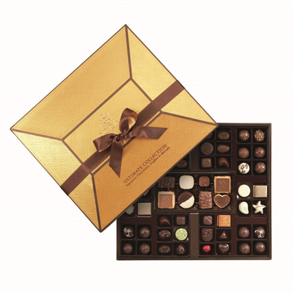Ultimate Collection Box by Godiva that contains premium assorted chocolates