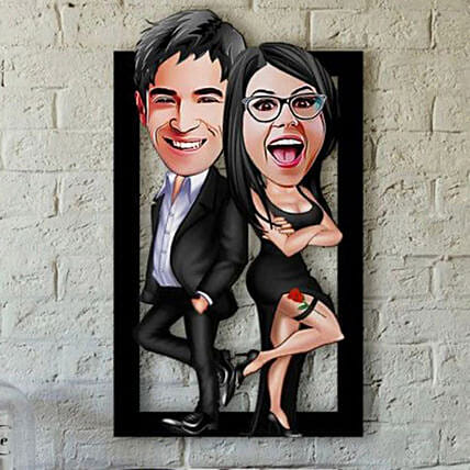 Carricature Fun Wall Frame