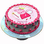 Peppa Pig Designer Pink Cake Chocolate