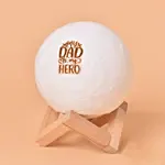 Shine a Light on Dad's Heroism: Moon Lamp