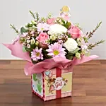 It's A Girl Flower Vase