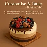 Customized Cake Chocolate 16 PORTIONs