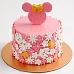 Cute Minnie Mouse First Birthday Cake