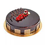 Eggless Chocolate Truffle Birthday Cake