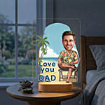 Best Dad Ever Led Lamp