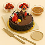 Fudge Fantasy Cake 4 portion