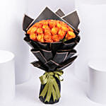 35 Orange Roses Bouquet