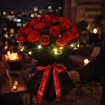 LED Wrapping Rose Elegance Bouquet
