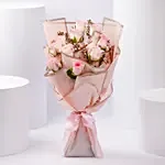 Elegant Blush Pink Rose Bouquet
