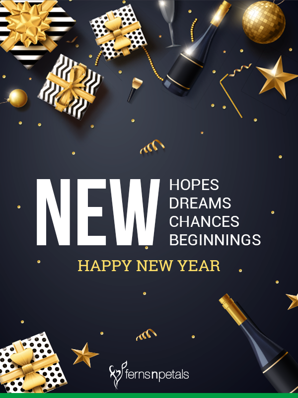 best wishes of new year for friend