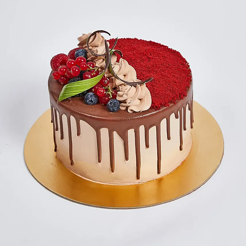 Chocolate Velvet Cake: Send Cakes to Bahrain