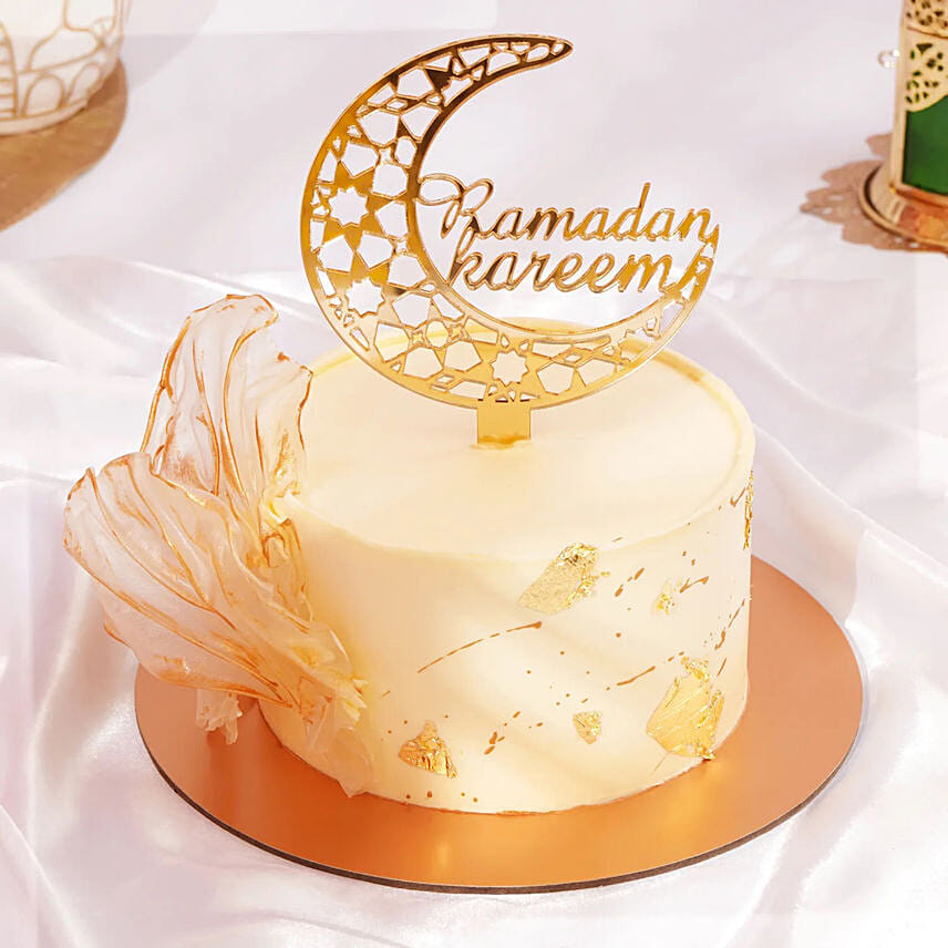 Ramadan Mubarak Designer Cake: Send Ramadan Gifts to Bahrain