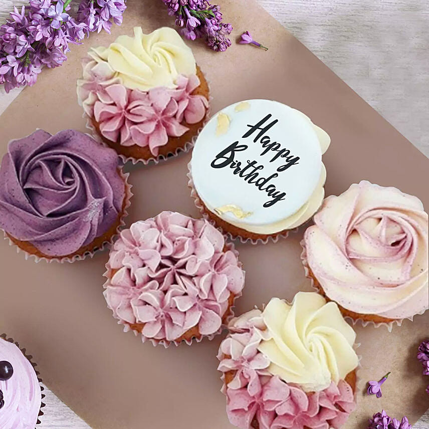 Yummy Cupcakes 6 Pec: Send Gifts to Bahrain