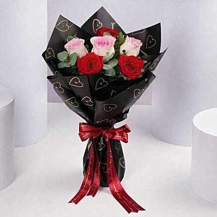 Be My Valentine Roses Bouquet: 