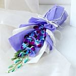 Enchanting Orchid Bouquet N Truffle Cake