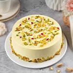 Golden Delight Rasmalai Cake