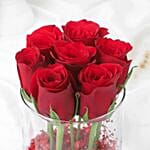 Grateful For You Roses in jar Arrangement