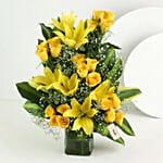 Magical Sunrise Floral Vase
