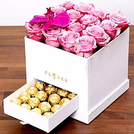 Hues Of Purple and Chocolates: Send Gifts to Jordan